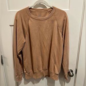 Aerie Oversized Peachy/Tan Sweatshirt Sz. SM
